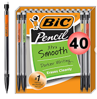 PENCILS, MECHANICAL, #2, BIC, 0.7MM, MEDIUM LEAD, 40/CT MAIN