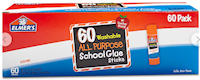 GLUE STICKS, ALL PURPOSE, ELMER'S, 0.24 OZ., 60/CT MAIN