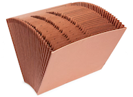 ACCORDIAN FILE, NUMERICAL INDEX, 31 POCKET, LETTER SIZE, BROWN THUMBNAIL