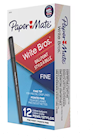 PENS, BALLPOINT, PAPER MATE, FINE POINT, BLACK INK, 12/CT THUMBNAIL