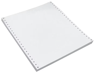 PAPER, CARBONLESS, 9.5" X 11", 15 LBS, 100 BRIGHTNESS, 1650/CT LARGE