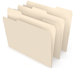 FILE FOLDER, STAPLES, 30% RECYCLED, 1/3 CUT TAB, LETTER SIZE, MANILA, 500/CT LARGE