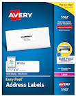 ADDRESS LABELS, AVERY EASY PEEL, LASER, 1 1/3" X 4", WHITE, 14 LABELS/SHEET, 100 SHEETS/CT THUMBNAIL