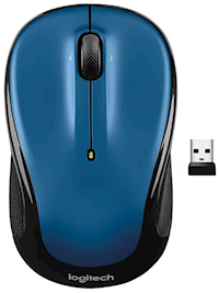 MOUSE, WIRELESS, LOGITECH M325S, AMBIDEXTROUS, OPTICAL, BLUE MAIN