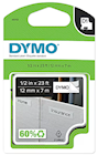 LABEL MAKER TAPE, DYMO D1 STANDARD 45113, 1/2" X 23', BLACK ON WHITE THUMBNAIL