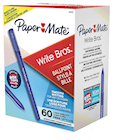 PENS, BALLPOINT, PAPER MATE, MEDIUM POINT, BLUE INK, 60/CT THUMBNAIL