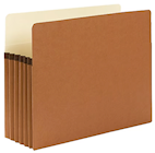 FILE POCKETS, SMEAD, STRAIGHT CUT TAB, 5.25" EXPANSION, LETTER SIZE, 10/CT THUMBNAIL