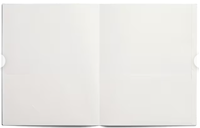 FOLDERS, 2 POCKET, PAPER, SMOOTH, WHITE, 25/CT MAIN