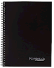 NOTEBOOK, 1 SUBJECT, CAMBRIDGE, 6.63" X 9.5", WIDE RULED, 80 SHEETS, BLACK THUMBNAIL