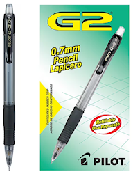 PENCILS, MECHANICAL, #2, MEDIUM LEAD, PILOT G2, 0.7MM, 12/CT LARGE