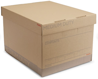FILE BOX, MEDIUM DUTY, LIFT OFF LID, LETTER/LEGAL, BROWN/GREY, 12/CT MAIN