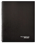 NOTEBOOKS, 1 SUBJECT, CAMBRIDGE, 8.88" X 11", WIDE RULED, 80 SHEETS, BLACK THUMBNAIL