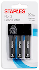 LEAD REFILL, STAPLES, 0.7MM, 30 LEADS, 3/CT THUMBNAIL
