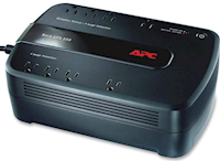 SURGE PROTECTOR, BATTERY BACKUP, APC BACK-UPS ES 550VA, 8 OUTLETS, BLACK MAIN