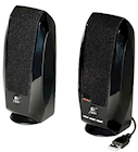 SPEAKERS, COMPUTER, LOGITECH S150, USB, BLACK THUMBNAIL