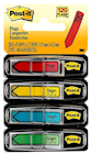 MESSAGE FLAGS, POST-IT, SIGN HERE, 0.5"W, ASSORTED COLORS, 120 FLAGS/CT THUMBNAIL