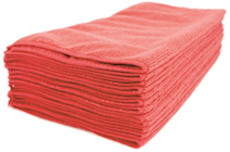 MICROFIBER CLOTH, GENERAL PURPOSE, RED, RENOWN, 12 X 12 IN, 12/PK THUMBNAIL