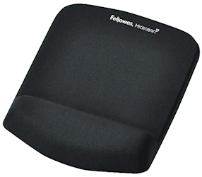 MOUSE PAD & WRIST REST, FOAM, NON-SKID, BLACK LARGE