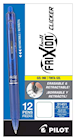 PENS, GEL, ERASABLE, PILOT, FINE POINT, BLUE INK, 12/CT THUMBNAIL