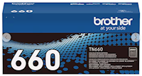 TONER, CARTRIDGE, HIGH YIELD, BROTHER TN-660, BLACK MAIN