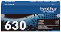 TONER, CARTRIDGE, STANDARD YIELD, BROTHER TN-630, BLACK MAIN