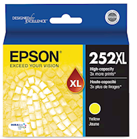 INK, CARTRIDGE, HIGH YIELD, EPSON T252XL, YELLOW MAIN