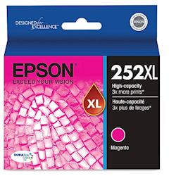 INK, CARTRIDGE, HIGH YIELD, EPSON T252XL, MAGENTA LARGE