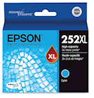 INK, CARTRIDGE, HIGH YIELD, EPSON T252XL, CYAN THUMBNAIL