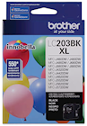 INK, CARTRIDGE, HIGH YIELD, BROTHER LC203BK, BLACK THUMBNAIL