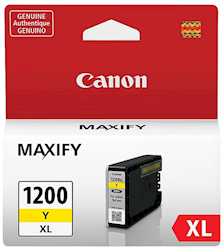 INK, CARTRIDGE, HIGH YIELD, CANON 1200XL, YELLOW LARGE