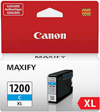 INK, CARTRIDGE, HIGH YIELD, CANON 1200XL, CYAN MAIN
