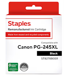 INK, CARTRIDGE, HIGH YIELD, CANON PG-245 XL, BLACK LARGE