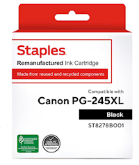 INK, CARTRIDGE, HIGH YIELD, CANON PG-245 XL, BLACK MAIN