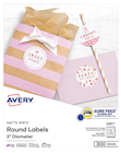 LABELS, AVERY, LASER/INKJET, 2" DIAMETER, WHITE, 500 LABELS/CT THUMBNAIL