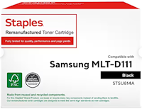 TONER, CARTRIDGE, STANDARD YIELD, SAMSUNG MLT-D111S, BLACK MAIN