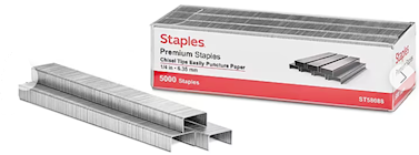 STAPLES, PREMIUM, 1/4" LEG LENGTH, 5000/CT THUMBNAIL