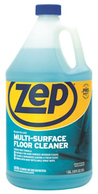 FLOOR CLEANER, MULTI-SURFACE, ZEP, 1 GALLON MAIN