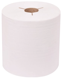 PAPER TOWELS, HARDWOUND, BRIGHT WHITE, RENOWN, 8", 600 FT/ROLL, 6 ROLLS/CT MAIN
