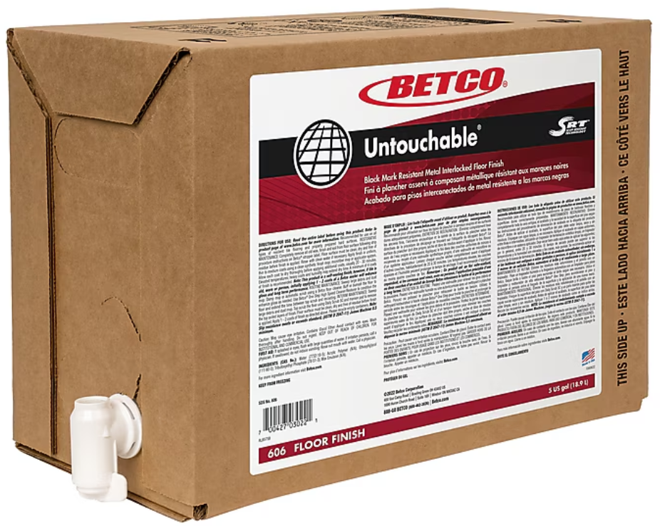 Betco Untouchable Floor Finish, 5 Gal. (606B500) LARGE