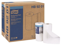 PAPER TOWELS, KITCHEN ROLLS, TORK, 2-PLY, WHITE, PERFORATED, 120 SHEETS/ROLL, 30 ROLLS/CT MAIN