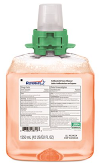 HAND SOAP, FOAMING, ANTIBACTERIAL, RENOWN FMX 12, REFILL, 1250 ML, 4/CT MAIN