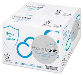TOILET TISSUE, STANDARD ROLLS, 2-PLY, WHITE, HEAVENLY SOFT, 500 SHEETS/ROLL, 96 ROLLS/CT LARGE