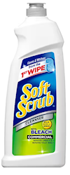 CLEANER, SOFT SCRUB, UNSCENTED, WITH BLEACH, 36 0Z. LARGE