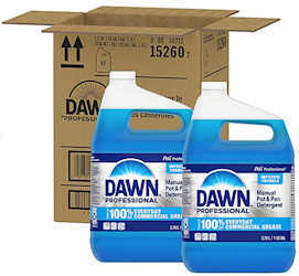 DISH SOAP, DAWN PROFESSIONAL, LIQUID, 1 GALLON, 2/CT LARGE