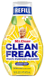 CLEANER, MULTI-SURFACE, MR. CLEAN FREAK, REFILL, LEMON ZEST SCENT, 16 OZ LARGE