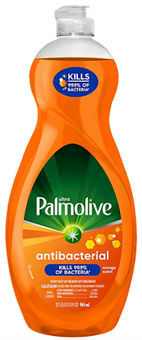 DISH SOAP, PALMOLIVE, ANTIBACTERIAL, LIQUID, ORANGE SCENT, 32.5 OZ MAIN