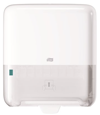 DISPENSER, PAPER TOWEL, HARDWOUND, PULL, TORK, WHITE MAIN