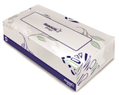 FACIAL TISSUES, 2-PLY, RENOWN PREMIUM, FLAT BOX, 100 TISSUES/BX, 30 BOXES/CT THUMBNAIL