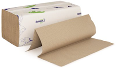 PAPER TOWELS, MULTIFOLD, NATURAL, RENOWN ECO, 9.125" x 9.5", 250/PK, 4000/CS THUMBNAIL
