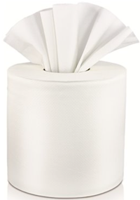 PAPER TOWELS, CENTER-PULL, 2-PLY, PREMIUM, WHITE, 6 ROLLS/CT MAIN